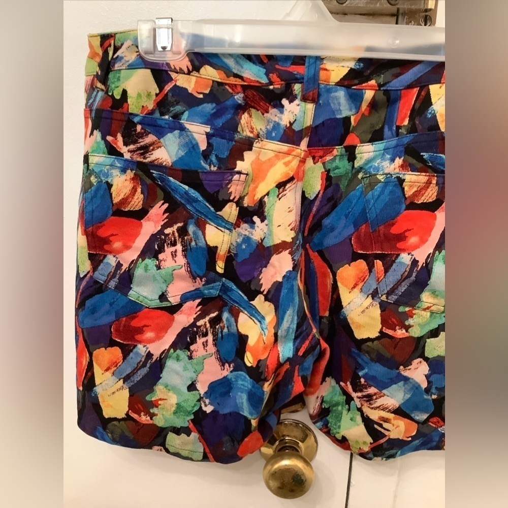 St33le Stretch Knit Jeans Rainbow Shorts Limited Edition 6” Inseam Sz. 34​​​​​​ - Picture 9 of 14